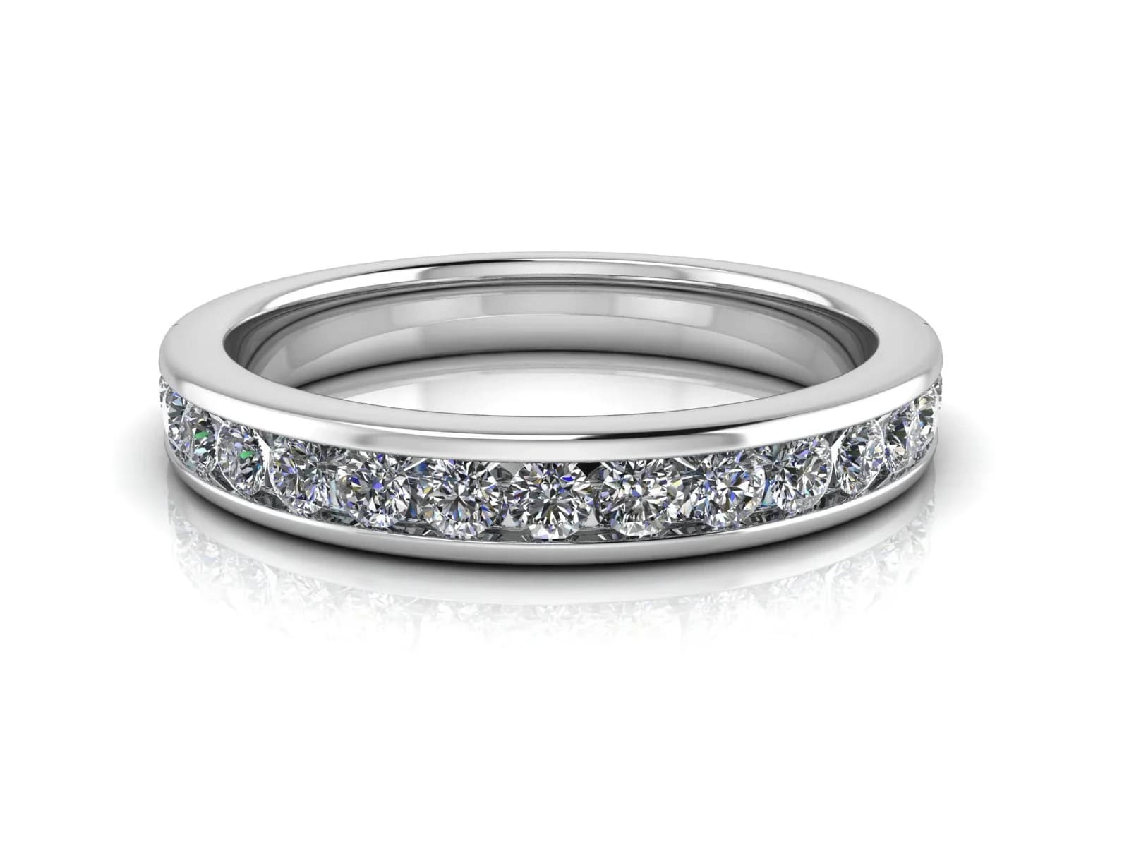 Alliansring Ljus 18k