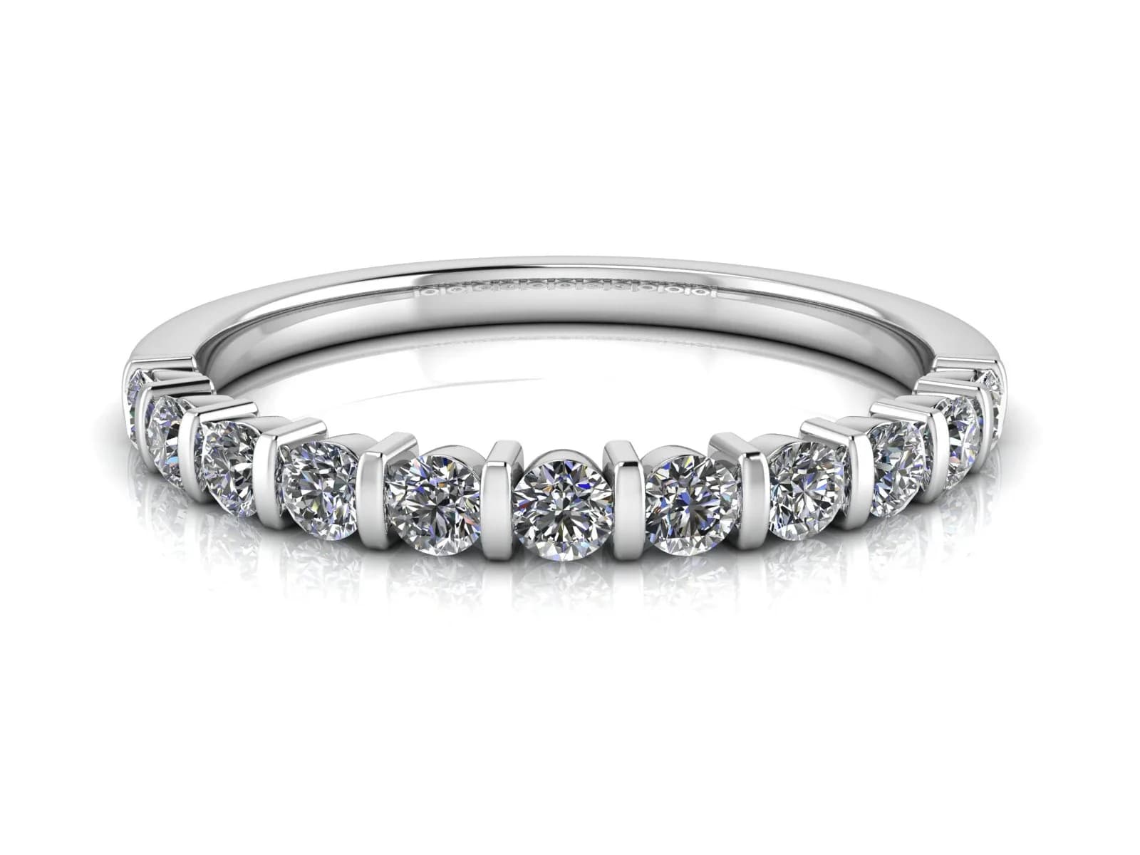 Alliansring Bandet 0,33ct 18k