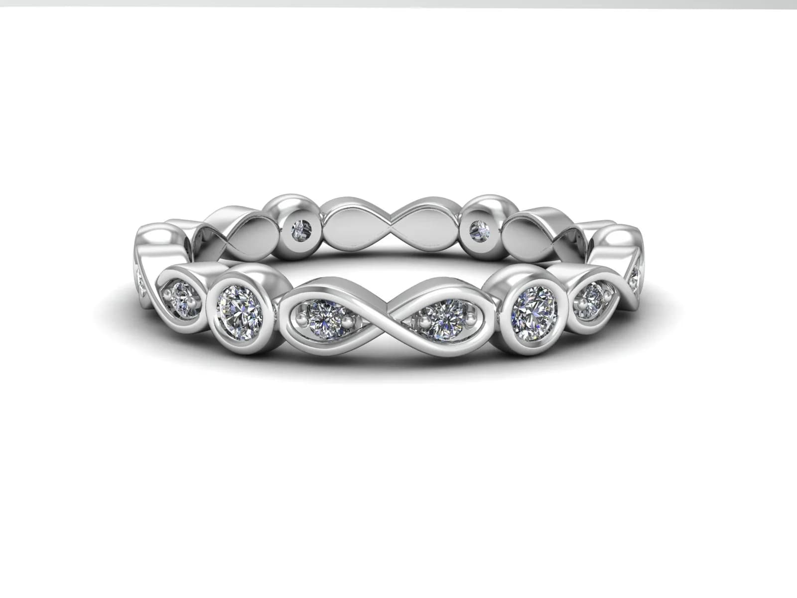 Diamantring allians Kos  18k