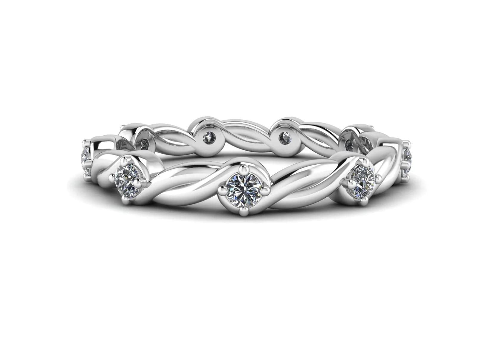 Diamantring allians Sera 0,27 18k