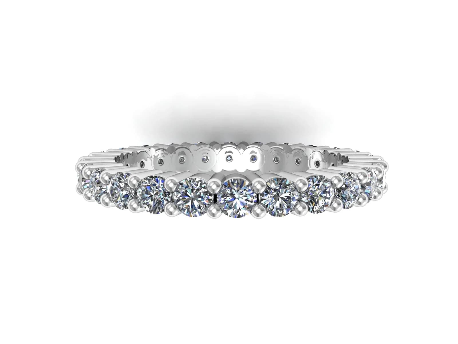 Diamantring allians Eternity5 18k