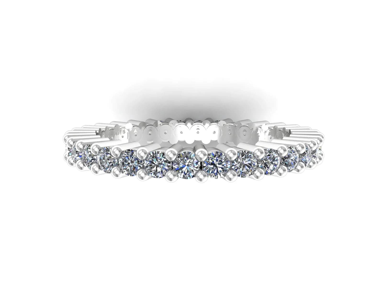 Diamantring allians Eternity2 18k
