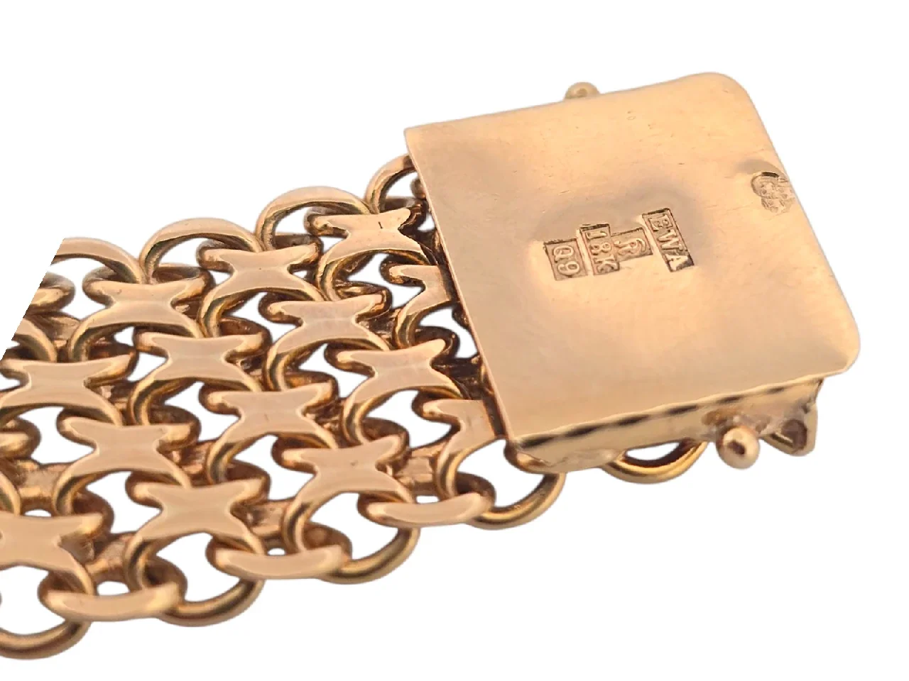 18K klocka Fludo kronograf 70,2 gram — detalj