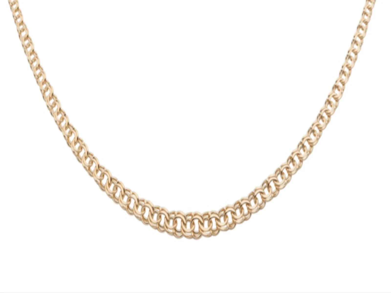 Bismarck halsband 55,3 gram 11,4 x 3,90 mm — från sidan