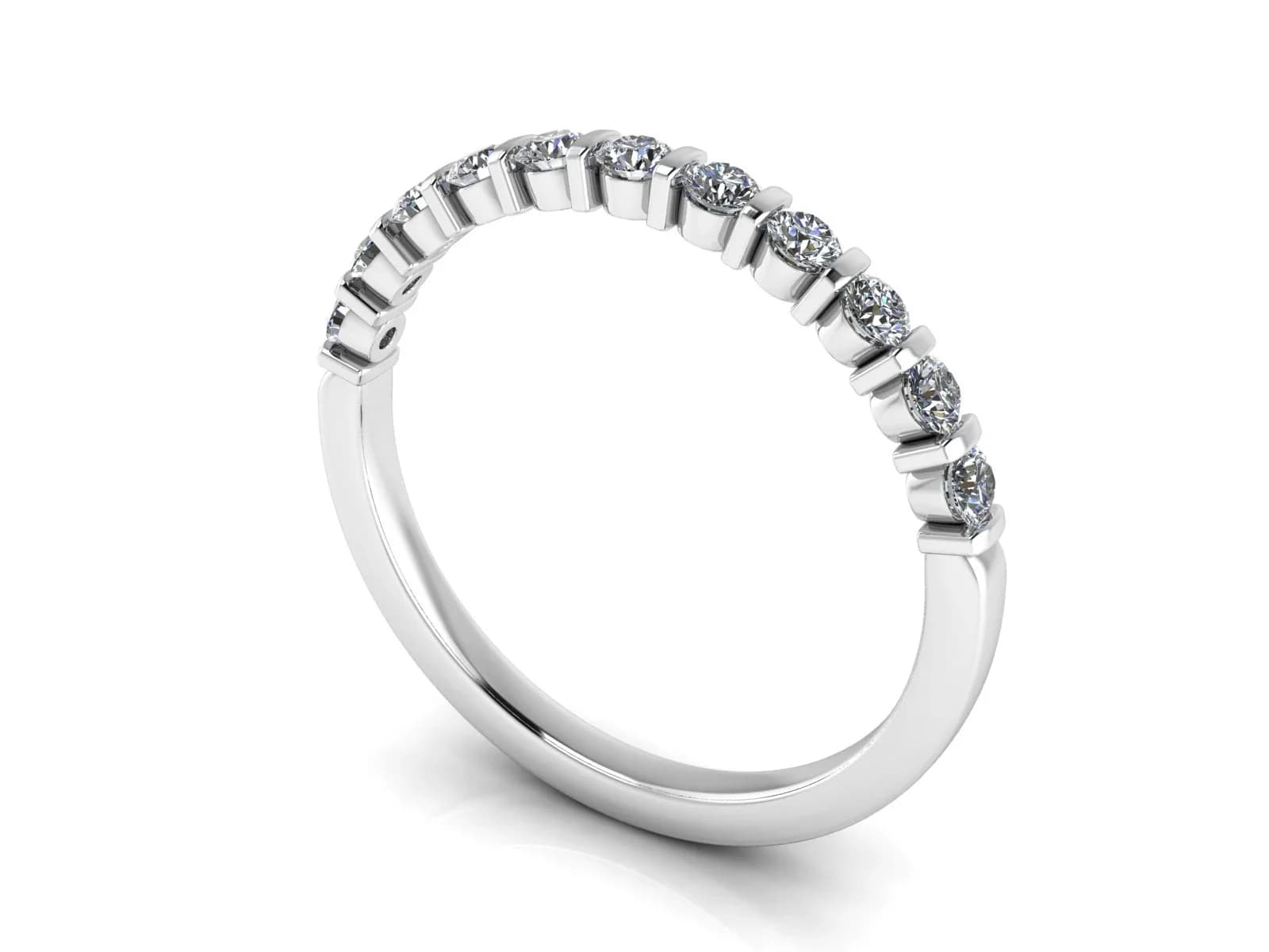 Alliansring Bandet 0,33ct 18k — från sidan