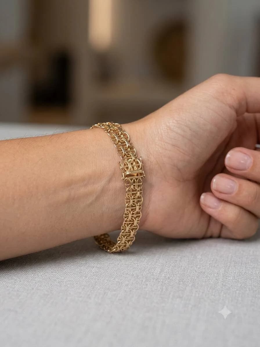 X-länk Armband 2X — närbild